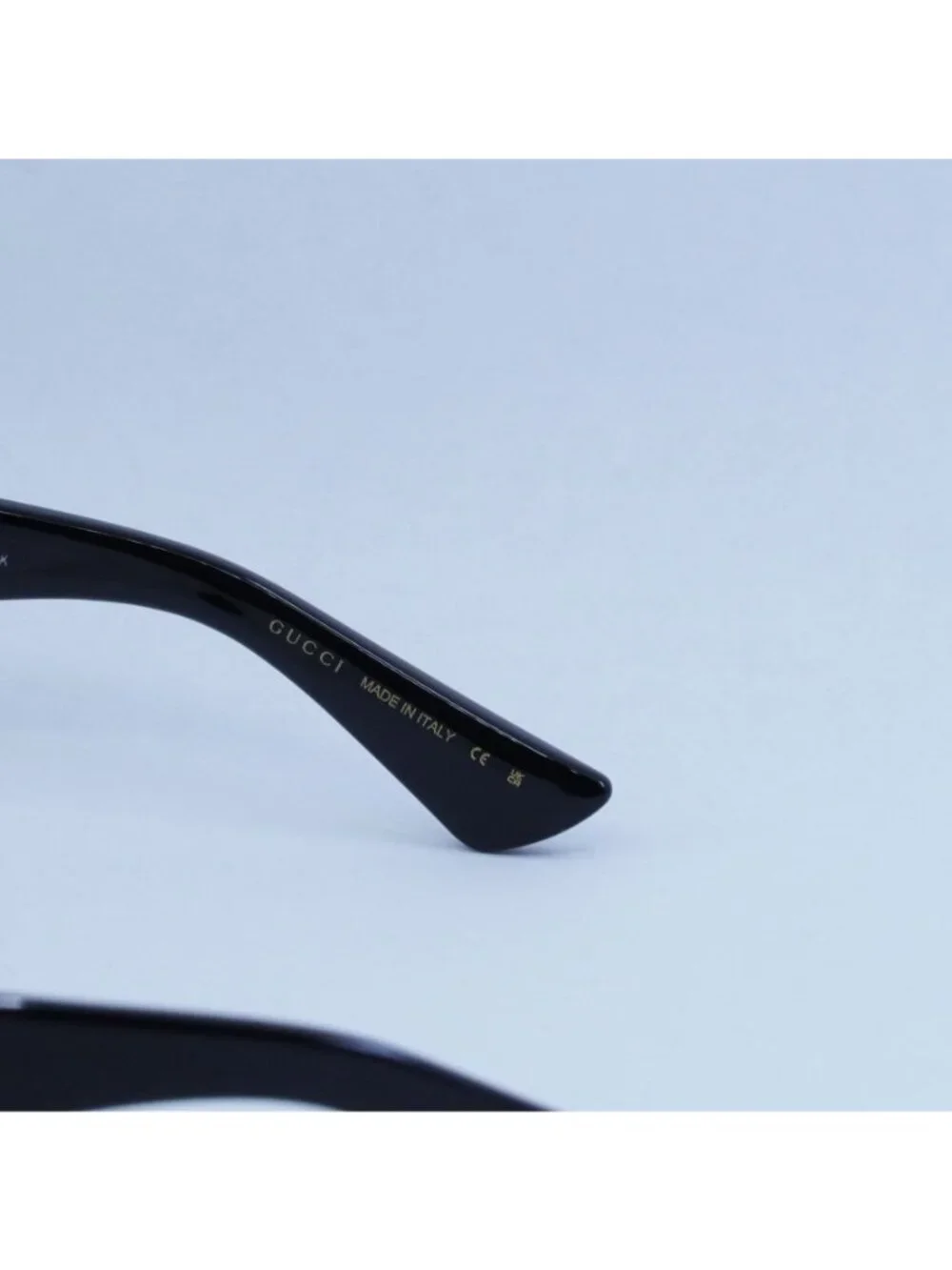 Gucci GG1581O 001 Eyeglasses Black 55mm Cat Eye Frame